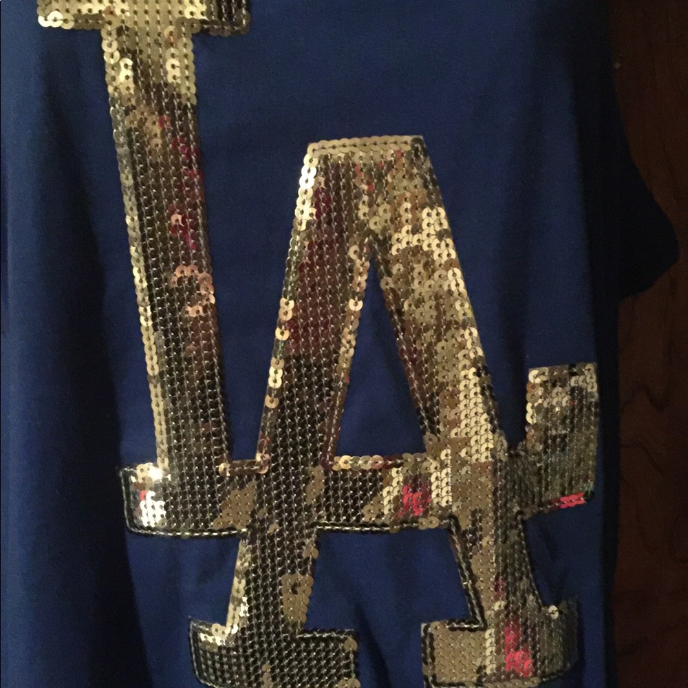 Pink Victoria’s Secret LA Dodgers Tank